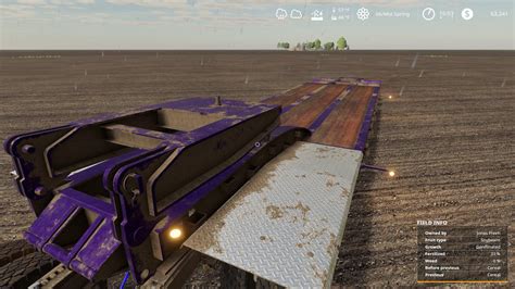 Moд Lode King Lowboy 50 Ton V10 для Farming Simulator 2019 Fs 19