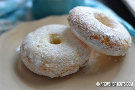 Gluten Free Powdered Sugar Doughnuts A Few Shortcuts