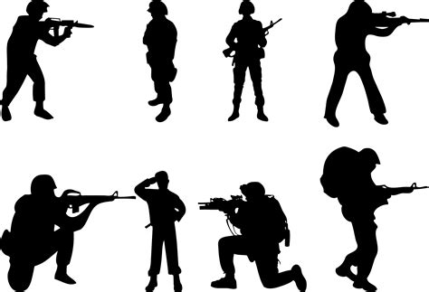 Free Army Silhouette Images Download Free Army Silhouette Images Png