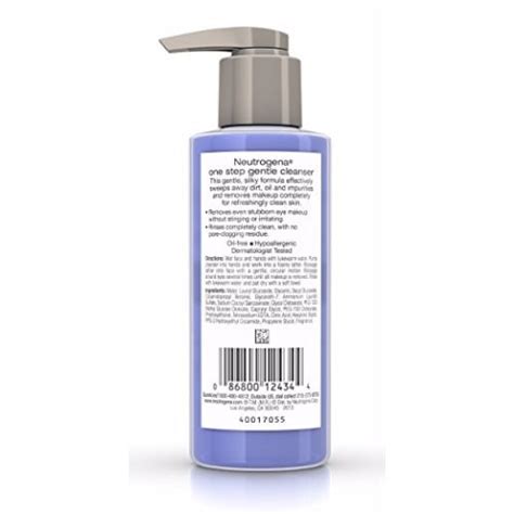Neutrogena One Step Gentle Facial Cleanser And Makeup Remover 52oz