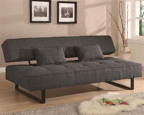 Coaster Furniture Contemporary Armless Sofa Bed In Grey