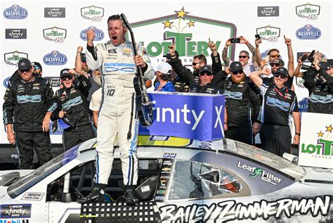 Aj Allmendinger Wins Crash Filled Xfinity Series Race At Nashville