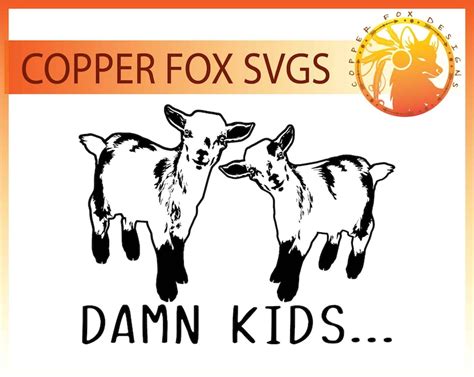 Baby Goat Svg Free 336 Dxf Include