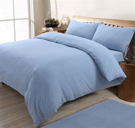 Jersey Yarn Poly Cotton Fitted Sheet Bed Sheets Single Double King Super King Ebay