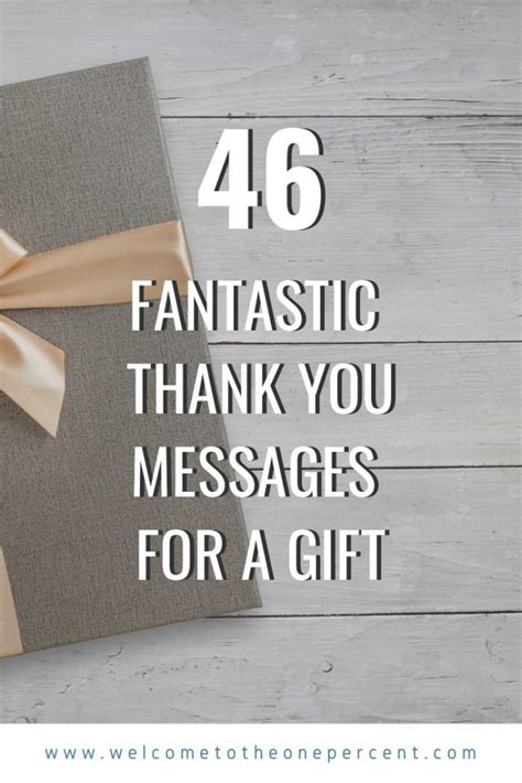 46 Fantastic Thank You Messages For A T The One Percent