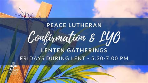 Youth Lenten Hangout 2021 Peace Lutheran Church College Station Tx