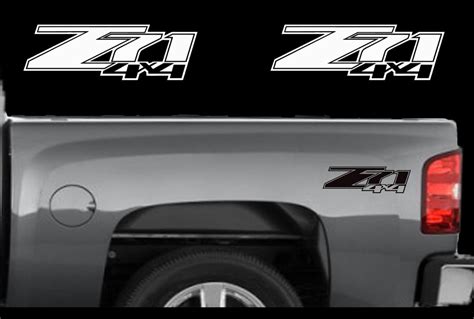 Car And Truck Decals And Stickers 2007 2013 Chevy Z71 4x4 Silverado Gmc