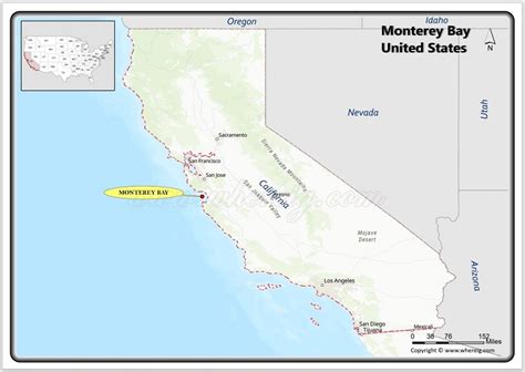 Where Is Monterey Bay California Location Map Travel Info Facts