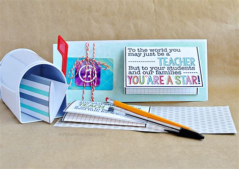 Maybe you would like to learn more about one of these? Printable Teacher Appreciation Gift Card Ideas - Thirty Handmade Days