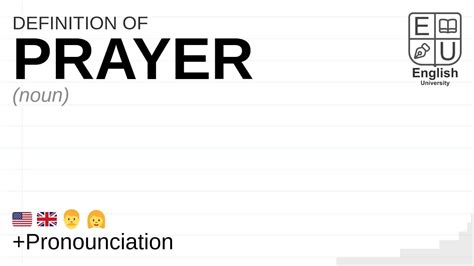 Prayer Meaning Definition And Pronunciation What Is Prayer How To