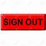 Sign Out Clipart  Clipground