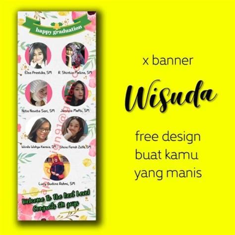 Banner Wisuda Unik Banner Design Banner Best Banner