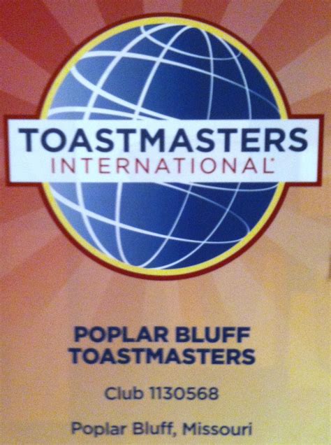 Poplar Bluff Toastmasters | Poplar Bluff MO