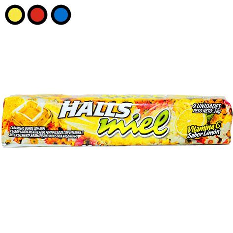 Caramelos Halls Miel Y Limón X 12u Distribuidora Pop
