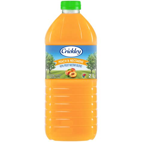 Crickley Natures Secret 45 Peach Apricot Fruit Nectar Blend 2l Fresh Fruit Juice Juices