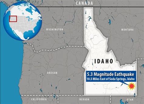 M53 Earthquake And 51 Aftershocks Hit Idaho Close To Yellowstone