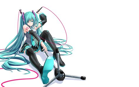 Vocaloid Hatsune Miku Anime Girls Anime Microphones Wallpapers Hd