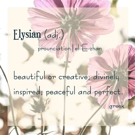 Elysian Image Beautiful Words Inspirational Words Words Quotes