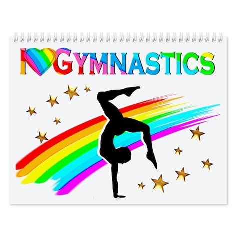 Love Gymnastics Wall Calendar By Jlporiginals Cafepress