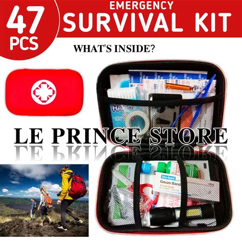 Outdoor Camping Hiking Survival Travel Emergency First Aid Kit Rescue