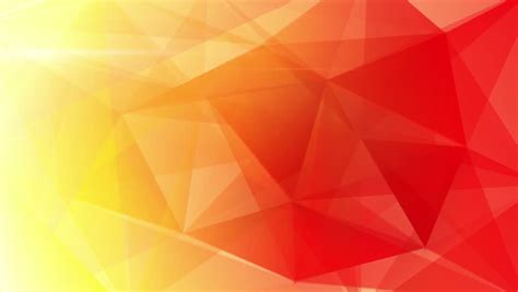 Yellow Orange Red Triangles Computer Stock Footage Video