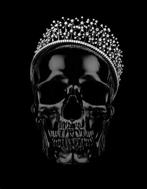 Queen Of Skulls ☠ ℳemento ℳori ☠ Cool Skull ☠ Pinterest