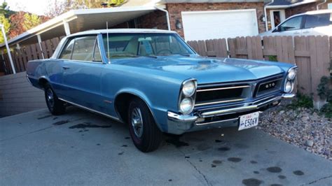 1965 Pontiac Gto 4 Speed With Factory Tutone Paint Phs Included