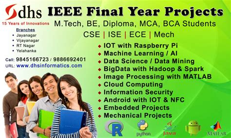 There are a lot of ways you can do or submit a final year project. IEEE projects for CSE final year 2018-2019 | Final year ...