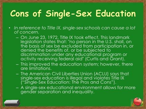 Single Sex Education