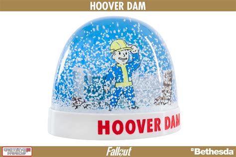 Fallout New Vegas Hoover Dam Snow Globe Gaming Heads
