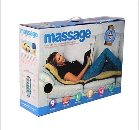 full body massage mat with 9 motor heats