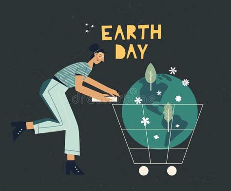 Earth Day Protect Nature And Ecology Concept People Take Care About