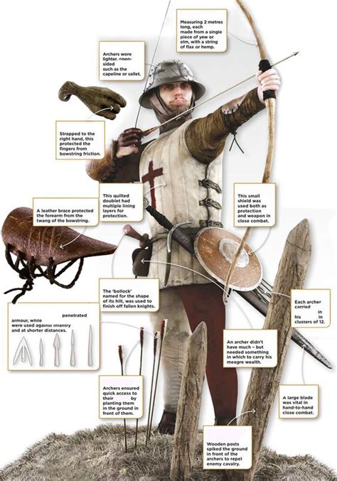 Medieval English Longbow Archer Diagram Quizlet