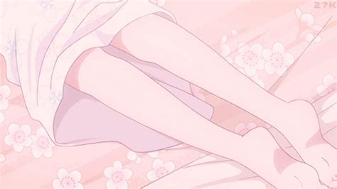 Soft Aesthetic Pink Anime Desktop Background Derbyann
