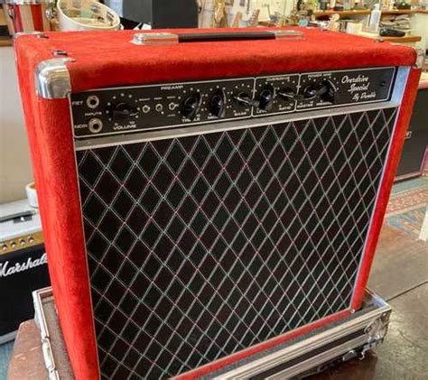 1982 Dumble Overdrive Special Combo Red Suede Amps And Preamps Lark