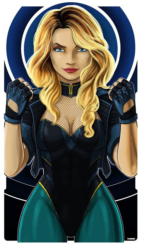 black canary icon 2 versions terry huddleston art