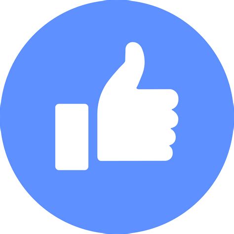 Facebook Like Logo Png Transparent And Svg Vector Freebie Supply