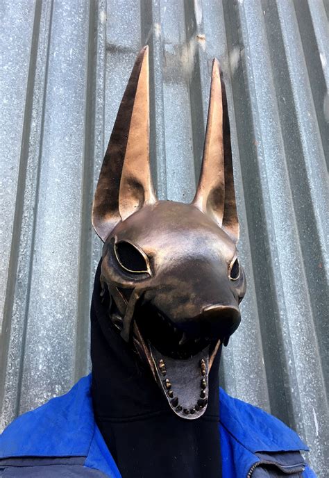 Anubis Mask By Maskcraft Etsy