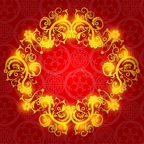 Oriental Chinese New Year Vector Design Stock Illustration