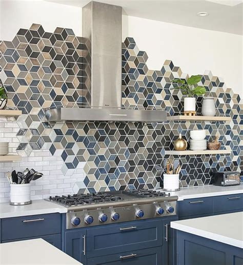 Handmade Ceramic Tiles By Mercury Mosaics Coastal Kitchen Modern