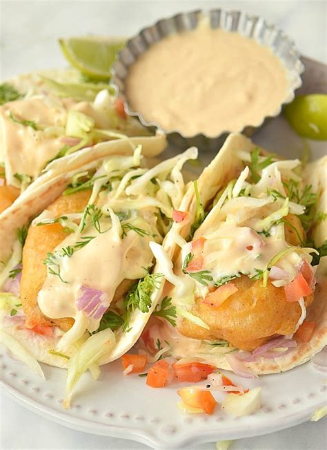 The Ultimate Crispy Baja Taco Best Baja Fish Taco Recipe Fish Tacos