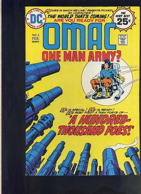 Omac 3 Vgfine One Man Army Corps Jack Kirby Dc Comics