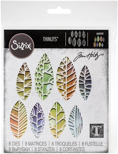 Sizzix Thinlits Dies By Tim Holtz Cut Out Leaves 630454262916