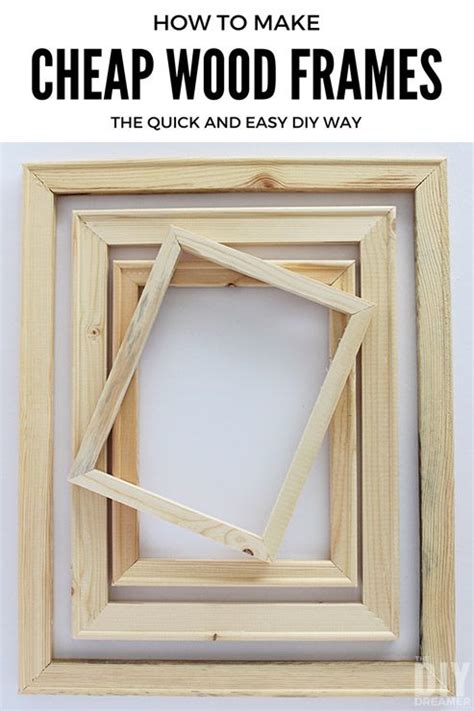 How To Make Cheap Wood Frames The Quick And Easy Diy Way Diy Picture