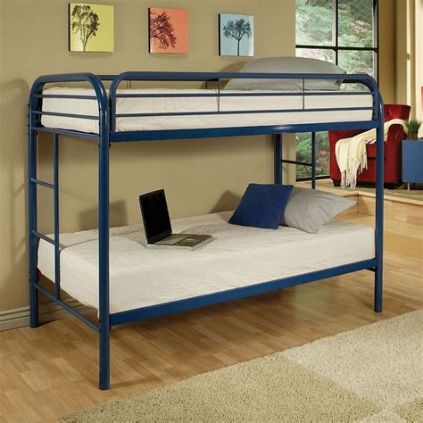 Thomas Twin Bunk Bed Blue By Acme Furniture Furniturepick