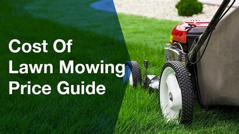 Cost Of Lawn Mowing Price Guide