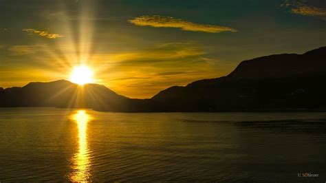 Sunset In Norway Foto And Bild Europe Scandinavia Norway Bilder Auf