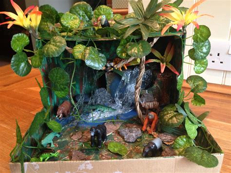 School Projects On Pinterest Dioramas Shoe Box And Amazon Rainforest