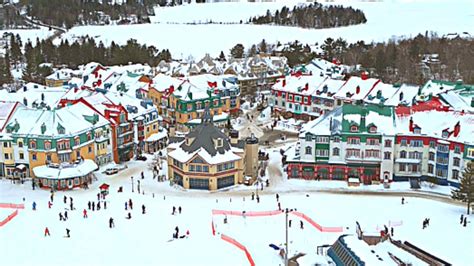 K Mont Tremblant The Most Beautiful Ski Resort In North America Feb Youtube