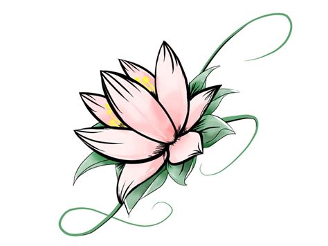 Lotus Flowers Drawing At Getdrawings Free Download